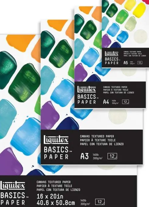 Liquitex - Akryl Papir Blok - 40,6X50,8 CM - 300G - 12 Sider