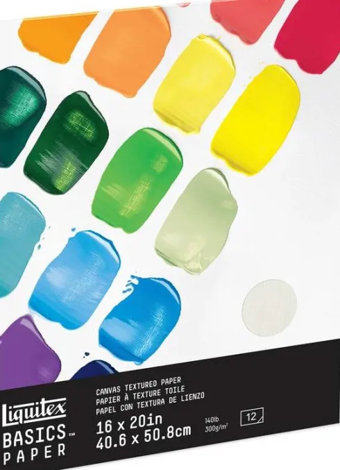 Liquitex - Akryl Papir Blok - 40,6X50,8 CM - 300G - 12 Sider