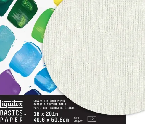 Liquitex - Akryl Papir Blok - 40,6X50,8 CM - 300G - 12 Sider