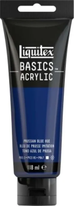 Liquitex - Basics Acrylic - Akrylmaling - Prussian Blue Hue 118 ML