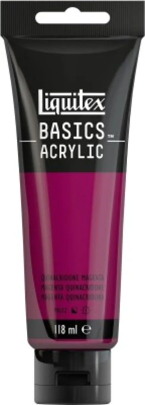 Liquitex - Basics Acrylic - Akrylmaling - Quinacridone Magenta 118 ML