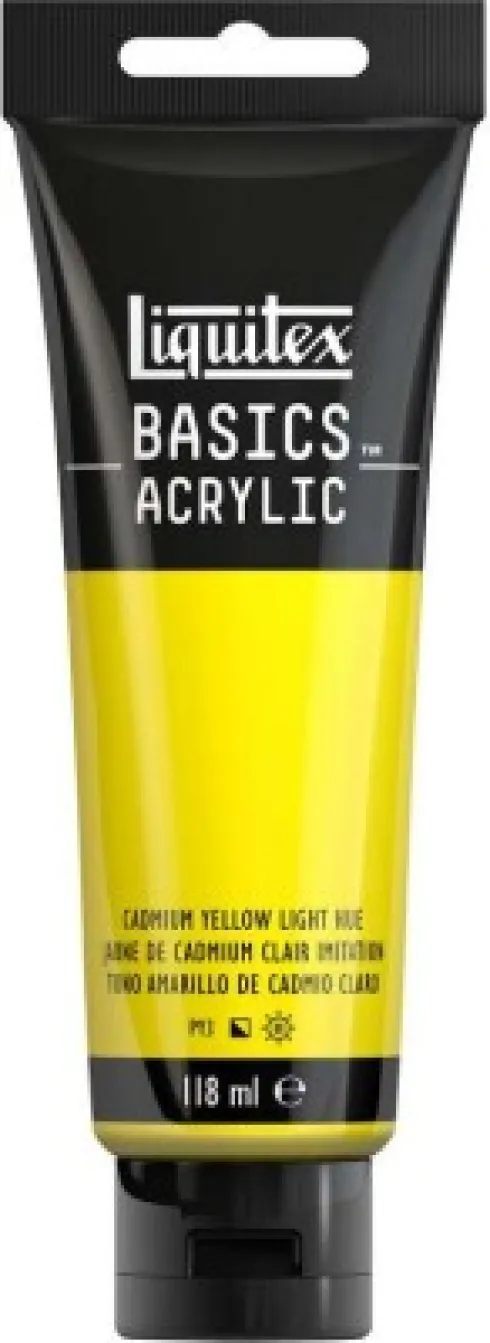 Liquitex - Basics Acrylic - Akrylmaling - Cadmium Yellow Light Hue 118 ML