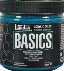 Liquitex - Basics Akrylmaling - Phthalo Green 946 ML