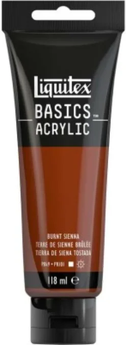 Liquitex - Basics Akrylmaling - 118 ML - Burnt Sienna 127