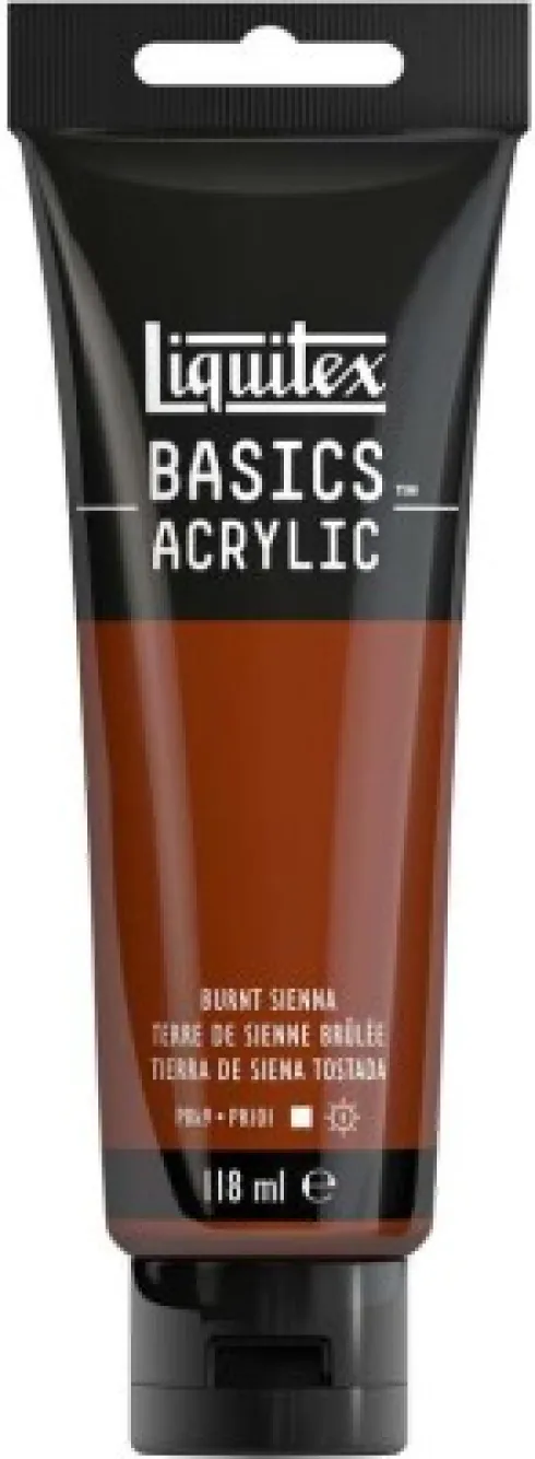 Liquitex - Basics Akrylmaling - 118 ML - Burnt Sienna 127