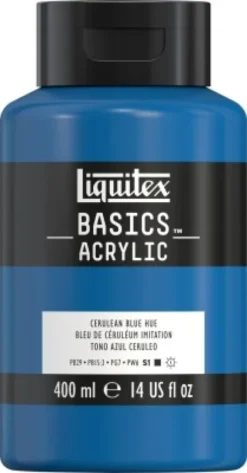 Liquitex - Basics Akrylmaling - Cerulean Blue Hue 400 ML