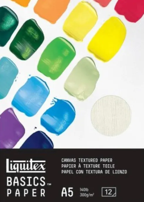 Liquitex - Basics Paper - Akryl Papir - A5 - 300 G - 12 Ark