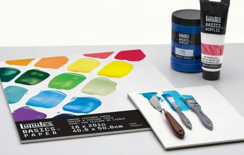 Liquitex - Basics Paper - Akryl Papir - A5 - 300 G - 12 Ark