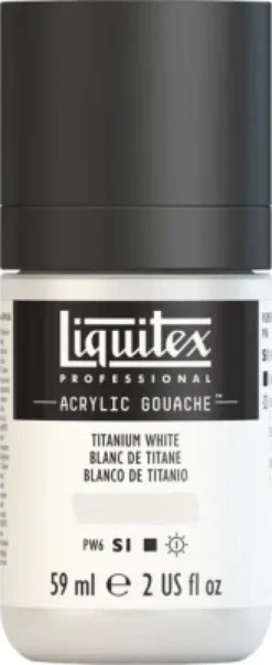 Liquitex - Gouache Akrylmaling - Titanium White 59 ML
