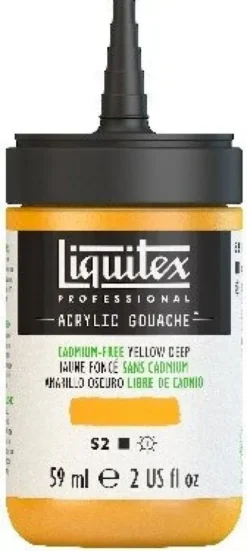 Liquitex - Gouache Akrylmaling - Cadmium Free Yellow Deep 59 ML