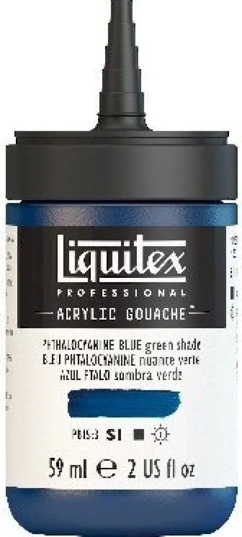 Liquitex - Gouache Akrylmaling - Phthalocyanine Blue - Green Shade 59 ML