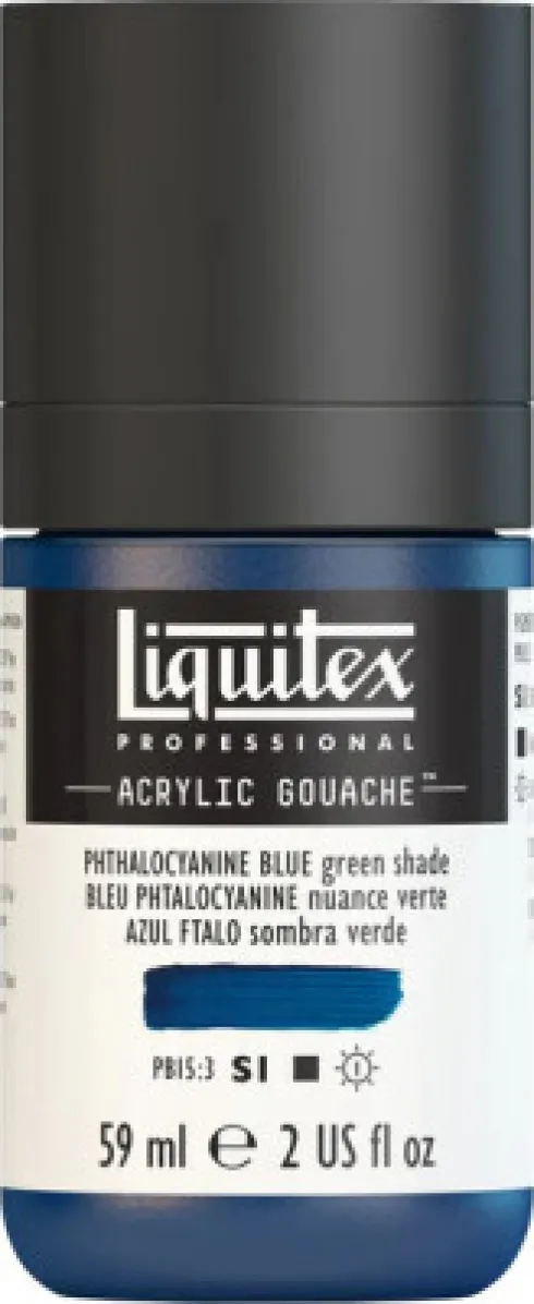 Liquitex - Gouache Akrylmaling - Phthalocyanine Blue - Green Shade 59 ML