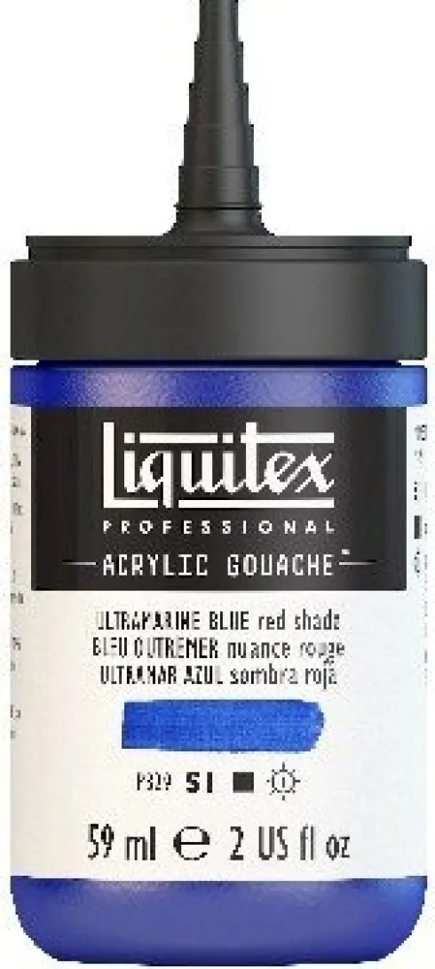 Liquitex - Gouache Akrylmaling - Ultramarine Blue - Red Shade 59 ML