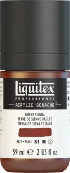 Liquitex - Gouache Akrylmaling - Burnt Sienna 59 ML