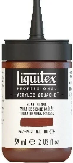 Liquitex - Gouache Akrylmaling - Burnt Sienna 59 ML