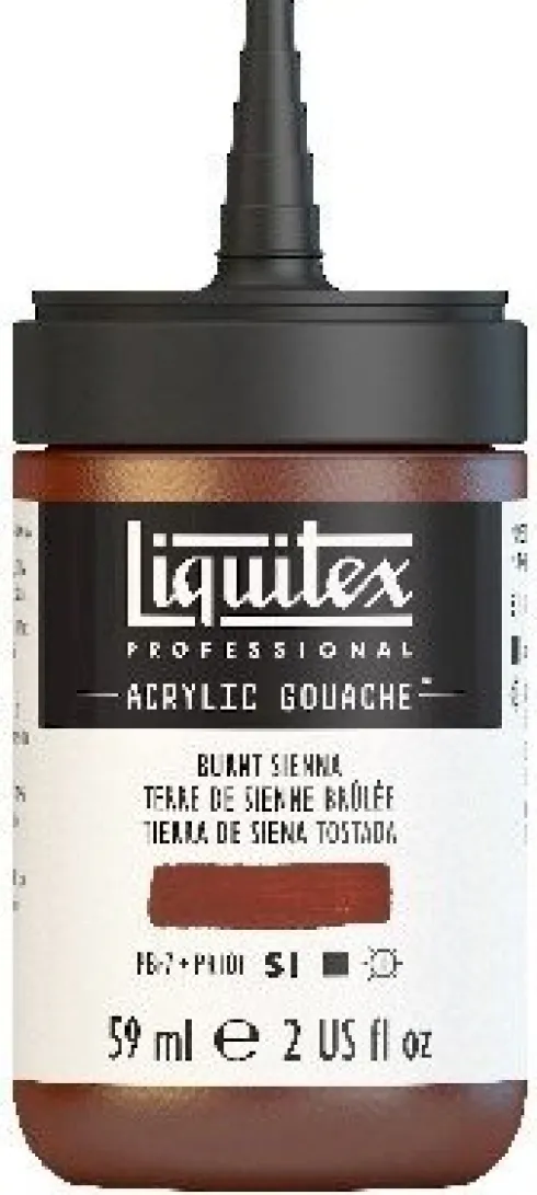 Liquitex - Gouache Akrylmaling - Burnt Sienna 59 ML