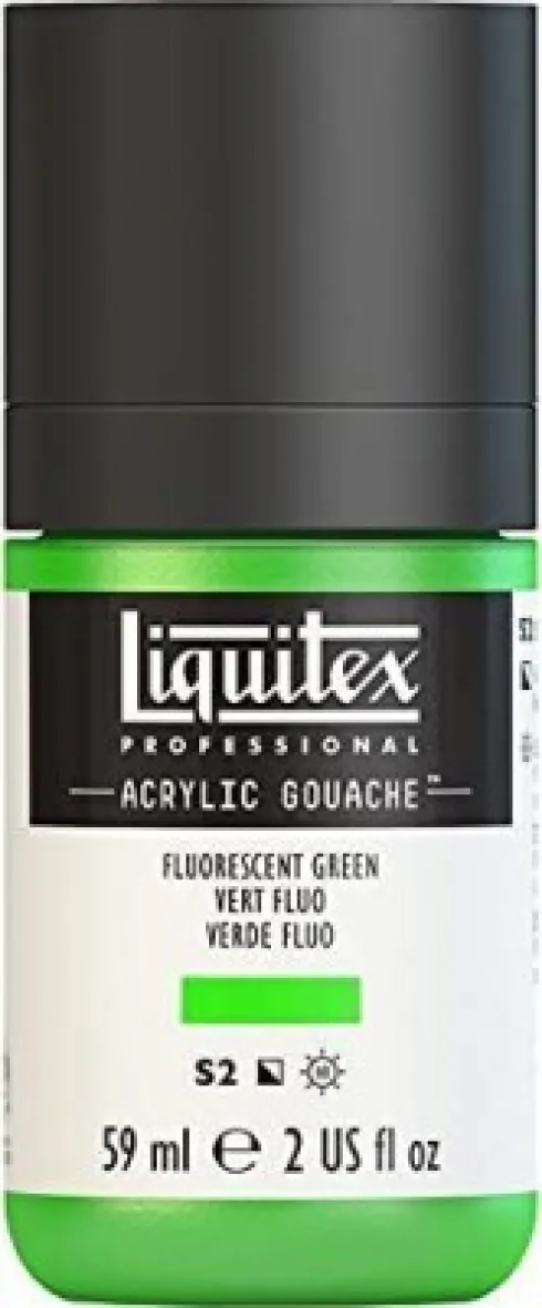 Liquitex - Gouache Akrylmaling - Fluorescent Green 59 ML
