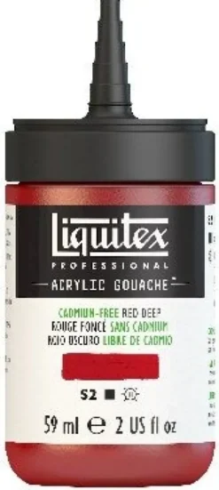 Liquitex - Gouache Akrylmaling - Cadmium Free Red Deep 59 ML