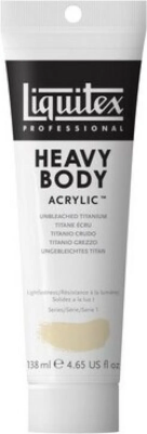 Liquitex - Heavy Body Akrylmaling - Unbleached Titanium - 138 ML