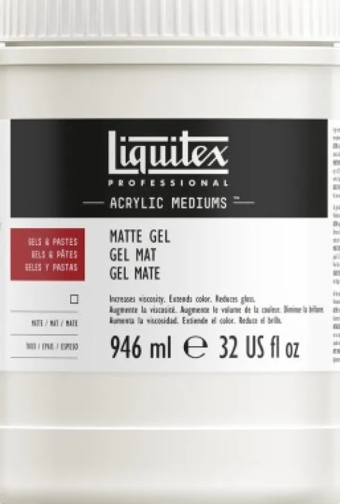 Liquitex - Matte Gel - Mat Gel Medium 946 ML