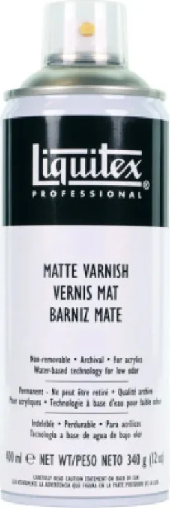 Liquitex - Matte Varnish Spray - Mat Lak - 400 ML