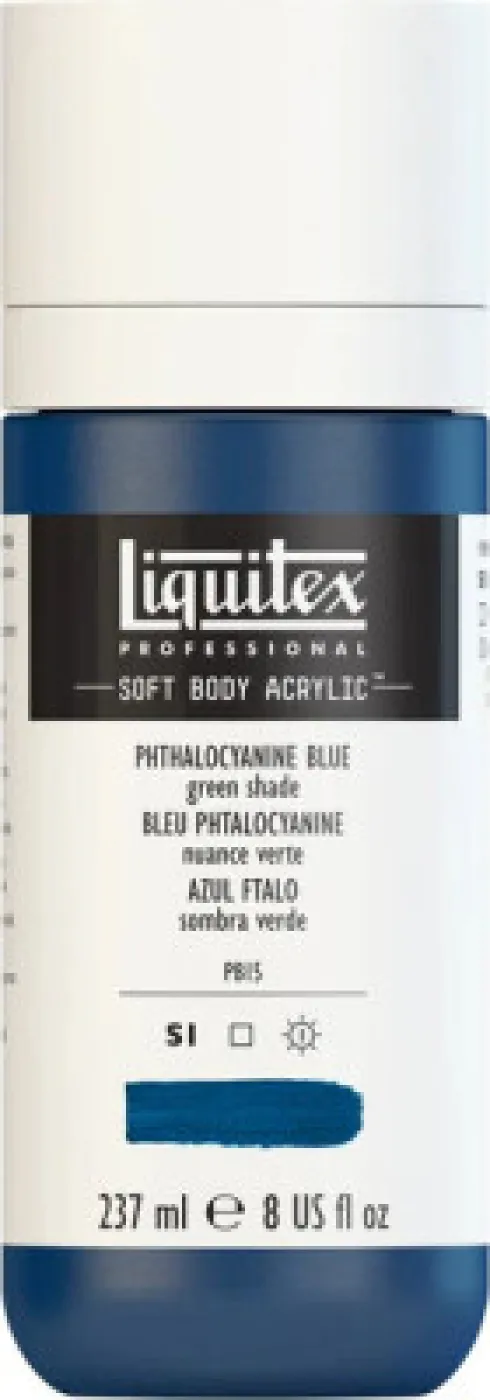 Liquitex - Soft Body Akrylmaling - Phthalo Blue 237 ML