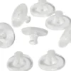 Lås Til Ørestik - Ø 10 MM - Transparent - 10 Par