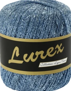 Lurex Garn - L 160 M - Lyseblå - 25 G