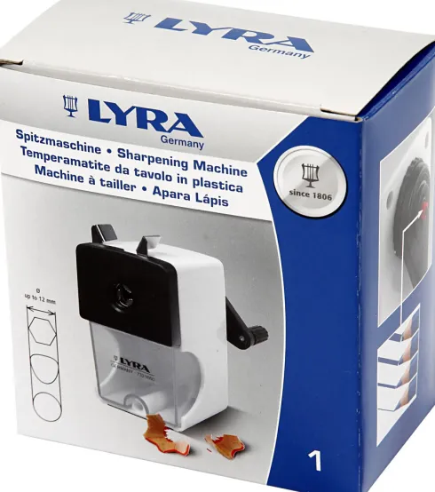 Lyra - Blyantspidser Med Håndsving - Ø 12 MM