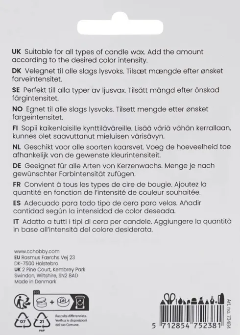 Lysfarve - Lys Grå - 5 G