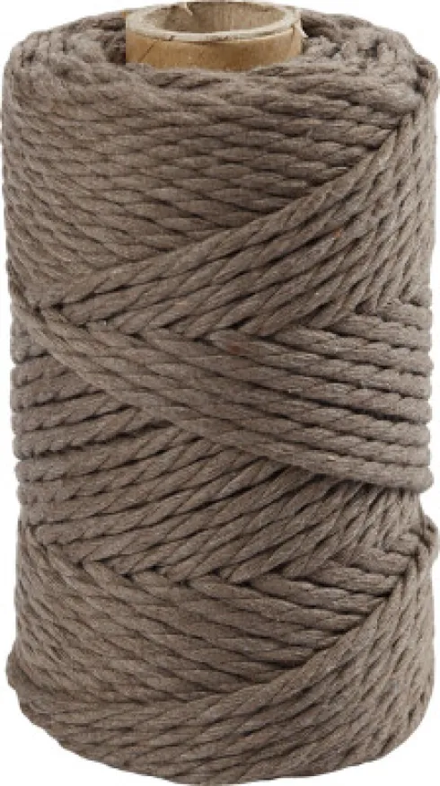 Macramé Reb - L 55 M - Ø 4 MM - Lys Brun - 330 G