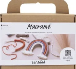 Macramé Regnbue DIY Kit Til Begyndere
