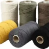 Macramé Snor - L 198 M - Ø 2 MM - Assorterede Farver - 6X330 G