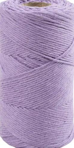 Macramé Snor - L 198 M - Ø 2 MM - Lilla - 330 G