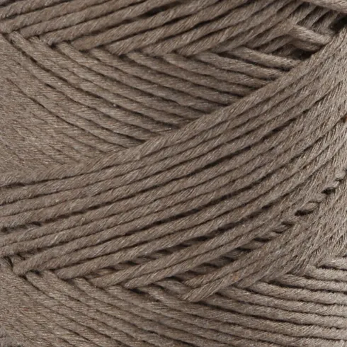 Macramé Snor - L 198 M - Ø 2 MM - Lys Brun - 330 G