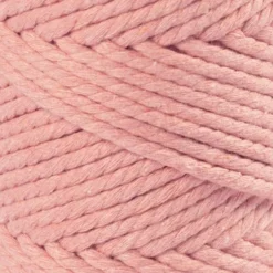 Macramé Snor - 4 MM - Rosa - 55 Meter