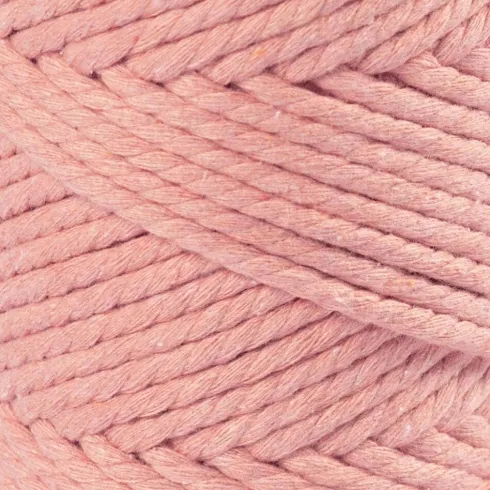 Macramé Snor - 4 MM - Rosa - 55 Meter