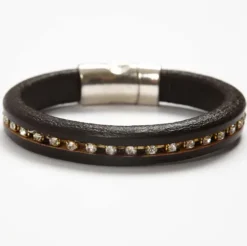 Magnetlås - Ø 26 MM - Hulstr. 10 MM - Antik Sølv - 1 Stk