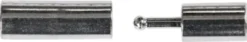 Magnetlås - Str. 3X14 MM - Hulstr. 2 MM - Forsølvet - 40 Stk