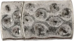 Magnetlås - Str. 7X29 MM - Hulstr. 3X10 MM - Antik Sølv - 1 Stk