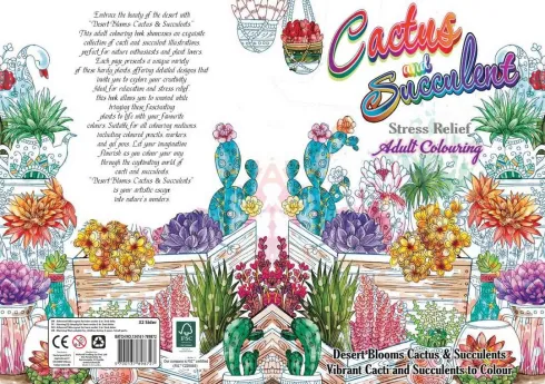 Malebog A4 Cactus & Succulent 32 Sider