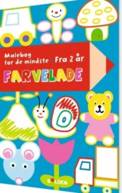 Malebog - Farvelade For De Mindste - Fra 2 År