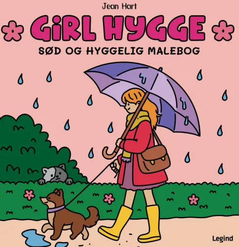 Malebog: Girl Hygge - Cozy Coloring