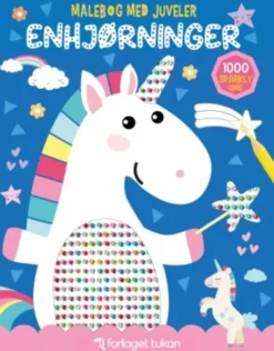 Malebog Med Juveler: Enhjørninger