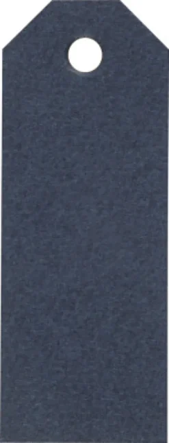 Manillamærker - Str. 3X8 CM - 220 G - Blå - 20 Stk
