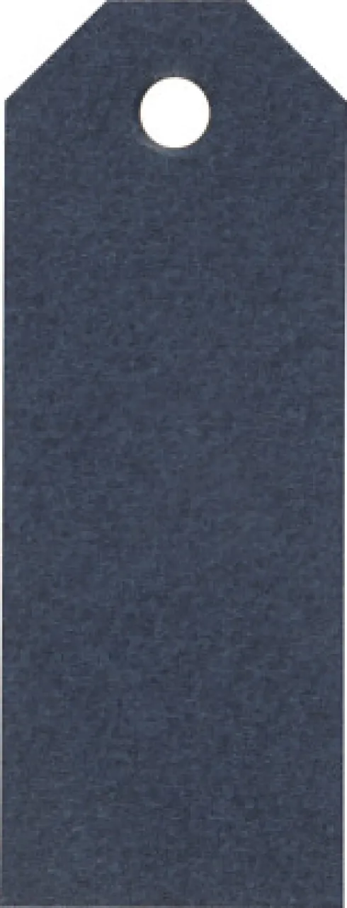 Manillamærker - Str. 3X8 CM - 220 G - Blå - 20 Stk