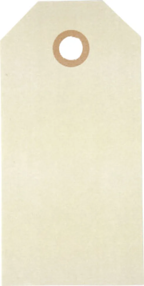 Manillamærker - Str. 5X10 CM - 250 G - Creme - 20 Stk