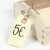 Manillamærker - Str. 3X6 CM - 250 G - Creme - 30 Stk