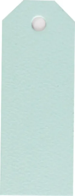 Manillamærker - Str. 3X8 CM - 220 G - Lyseblå - 20 Stk