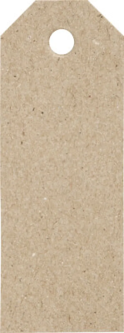 Manillamærker - Str. 3X8 CM - 220 G - Natur - 20 Stk